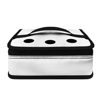 Snowman Face Print Small Lunch Bag