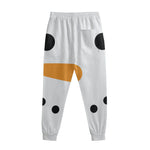 Snowman Face Print Sweatpants