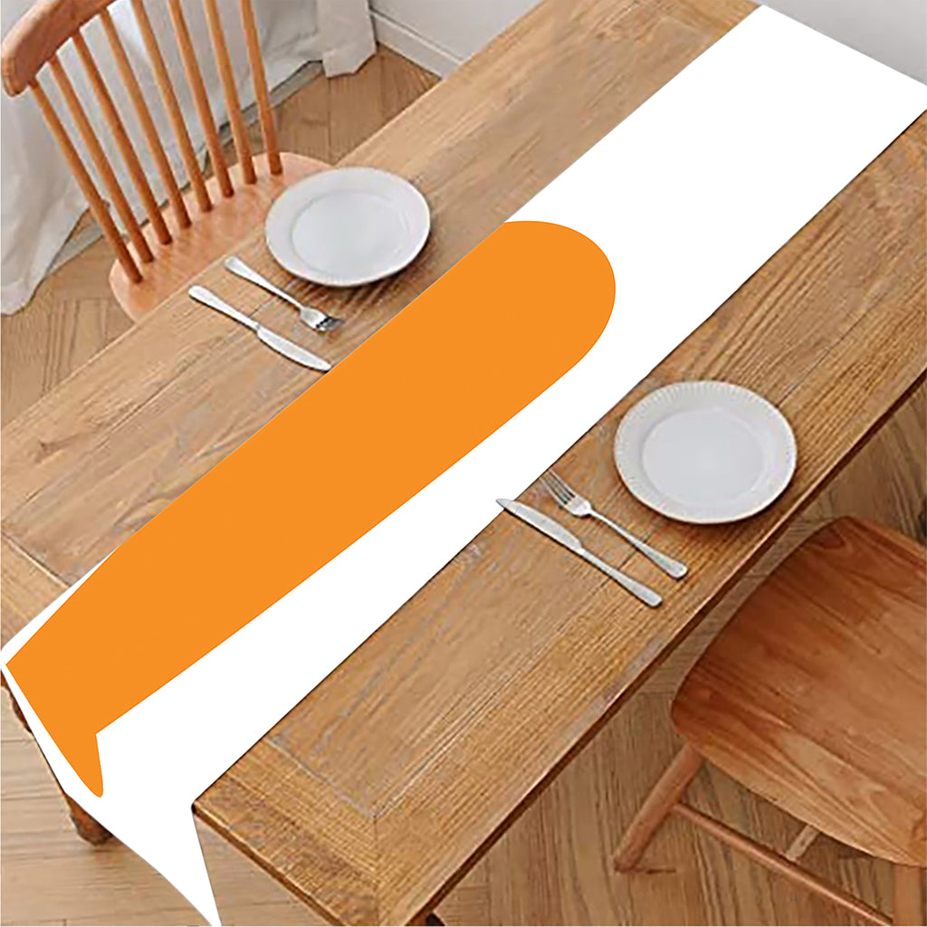 Snowman Face Print Table Runner