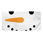 Snowman Face Print Towel