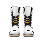 Snowman Face Print Winter Boots