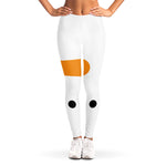 Snowman Face Print Women's Leggings