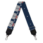 Snowman Knitted Pattern Print Bag Strap