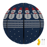 Snowman Knitted Pattern Print Basketball