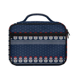 Snowman Knitted Pattern Print Briefcase Bible Bag