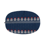 Snowman Knitted Pattern Print Car Side Mirror Covers
