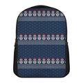 Snowman Knitted Pattern Print Casual Backpack