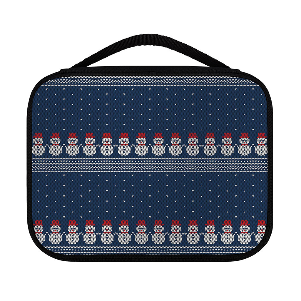 Snowman Knitted Pattern Print Classic Bible Case