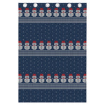 Snowman Knitted Pattern Print Curtain