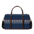 Snowman Knitted Pattern Print Duffel Bag