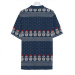 Snowman Knitted Pattern Print Hawaiian Shirt