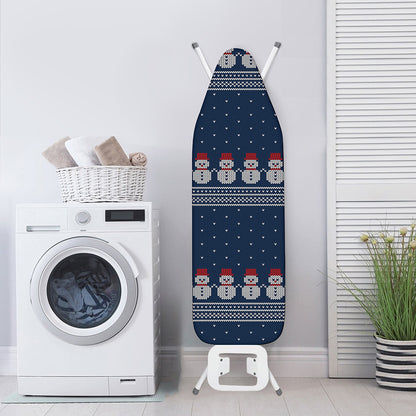 Snowman Knitted Pattern Print Ironing Board Cover