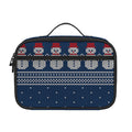Snowman Knitted Pattern Print Portable Lunch Bag