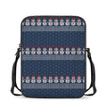 Snowman Knitted Pattern Print Rectangular Crossbody Bag