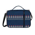 Snowman Knitted Pattern Print Shoulder Strap Bible Bag