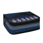 Snowman Knitted Pattern Print Small Lunch Bag