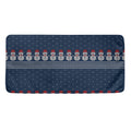 Snowman Knitted Pattern Print Towel