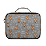 Snowy Fox Knitted Pattern Print Briefcase Bible Bag