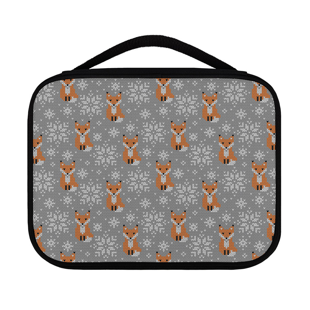 Snowy Fox Knitted Pattern Print Classic Bible Case