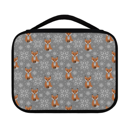 Snowy Fox Knitted Pattern Print Classic Bible Case