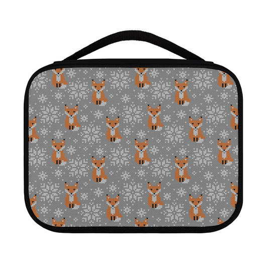 Snowy Fox Knitted Pattern Print Classic Bible Case