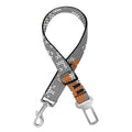 Snowy Fox Knitted Pattern Print Dog Seat Belt