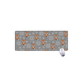 Snowy Fox Knitted Pattern Print Extended Mouse Pad