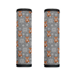 Snowy Fox Knitted Pattern Print Handle Covers