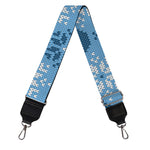 Snowy Penguin Knitted Pattern Print Bag Strap