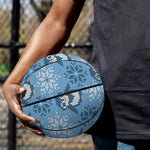 Snowy Penguin Knitted Pattern Print Basketball