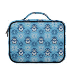 Snowy Penguin Knitted Pattern Print Briefcase Bible Bag