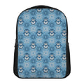 Snowy Penguin Knitted Pattern Print Casual Backpack