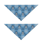 Snowy Penguin Knitted Pattern Print Dog Bandana