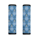 Snowy Penguin Knitted Pattern Print Handle Covers