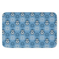 Snowy Penguin Knitted Pattern Print Indoor Door Mat