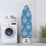 Snowy Penguin Knitted Pattern Print Ironing Board Cover