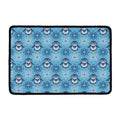 Snowy Penguin Knitted Pattern Print Kitchen Mat