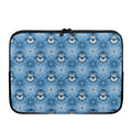Snowy Penguin Knitted Pattern Print Laptop Sleeve