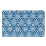 Snowy Penguin Knitted Pattern Print Polyester Doormat