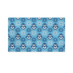 Snowy Penguin Knitted Pattern Print Polyester Flag