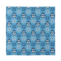 Snowy Penguin Knitted Pattern Print Silk Bandana