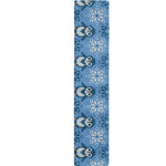 Snowy Penguin Knitted Pattern Print Table Runner