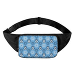 Snowy Penguin Knitted Pattern Print Waist Bag