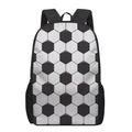 Soccer Ball Print 17 Inch Backpack