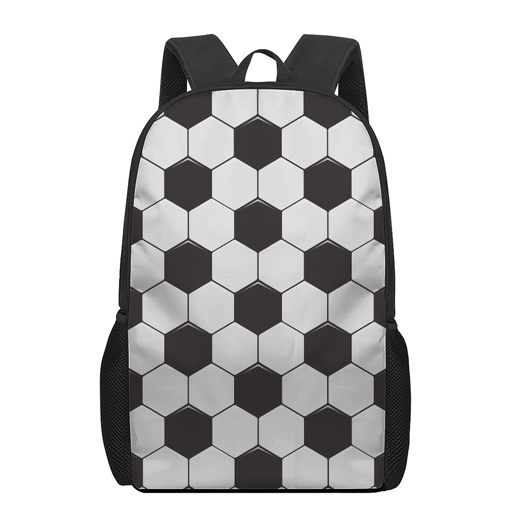 Soccer Ball Print 17 Inch Backpack