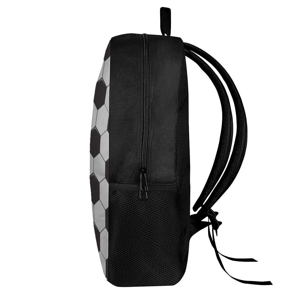Soccer Ball Print 17 Inch Backpack