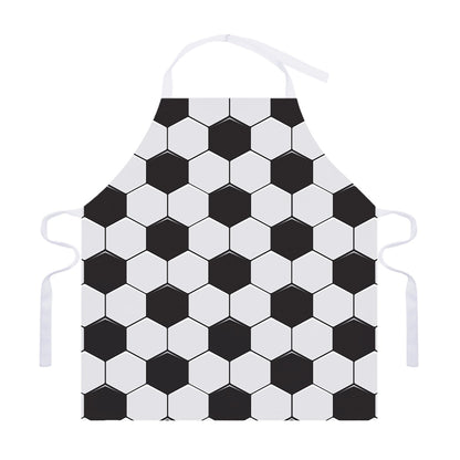 Soccer Ball Print Adjustable Apron