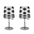Soccer Ball Print Bar Stool Covers