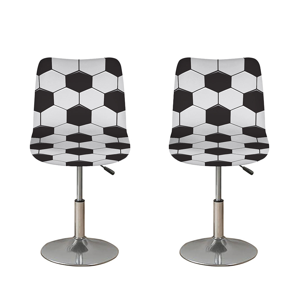 Soccer Ball Print Bar Stool Covers
