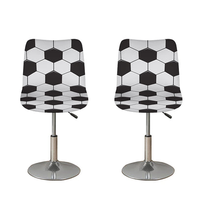 Soccer Ball Print Bar Stool Covers